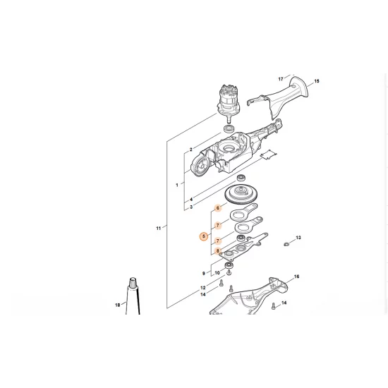 STIHL  Przekładnia 4851 640 0104